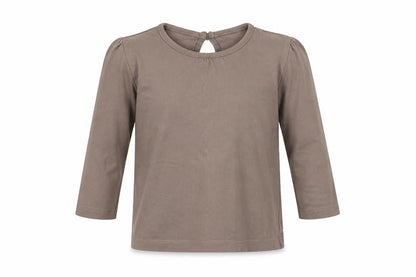 Cherokee  Girls Brown   Basic T-Shirt Size 12-18 Months