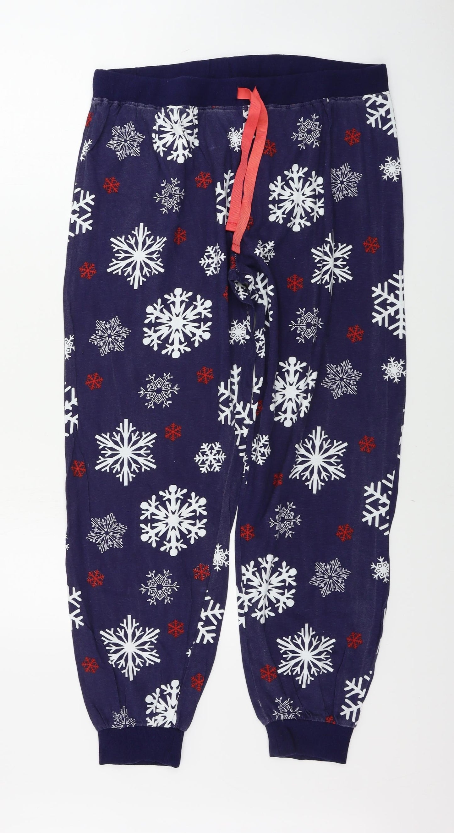 Womens UK Size L Preworn Regular Fit Sweatpants Blue Trousers