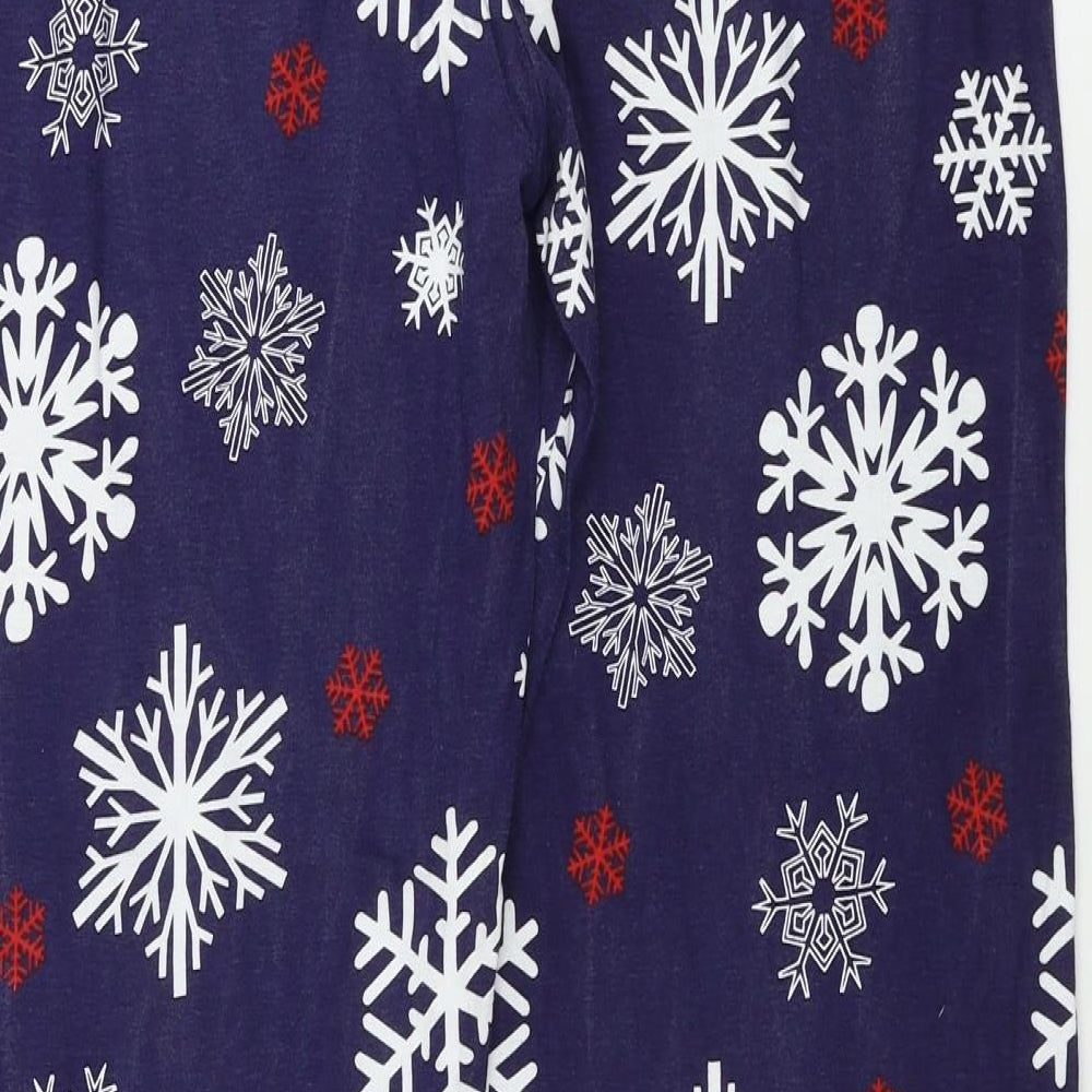 Womens UK Size L Preworn Regular Fit Sweatpants Blue Trousers