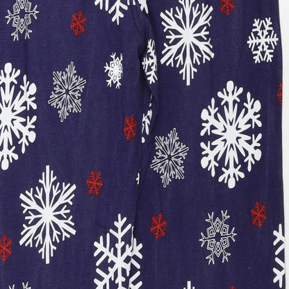 Womens UK Size L Preworn Regular Fit Sweatpants Blue Trousers