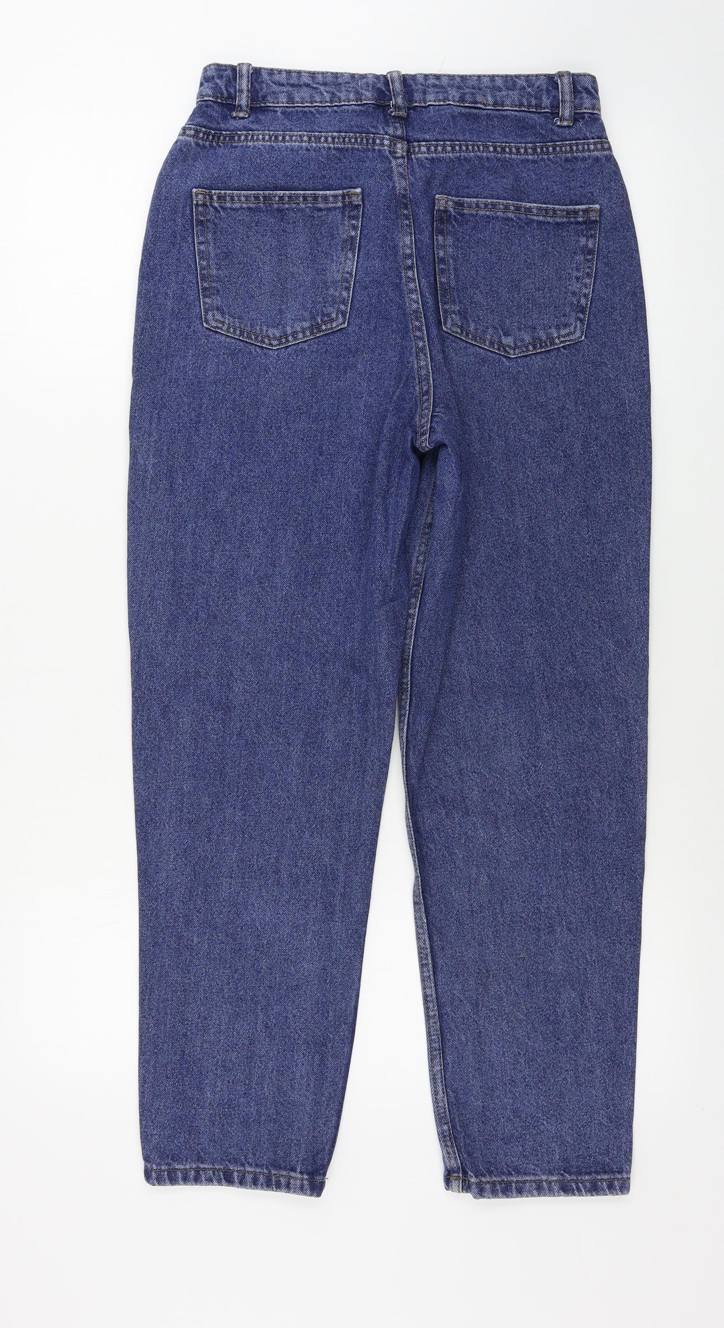 Womens UK Size 8 denim Regular Fit Straight Blue Jeans