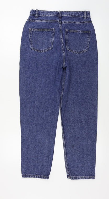 Womens UK Size 8 denim Regular Fit Straight Blue Jeans