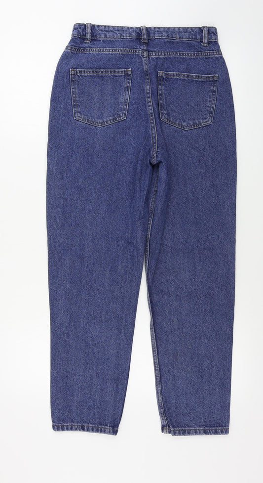 Womens UK Size 8 denim Regular Fit Straight Blue Jeans