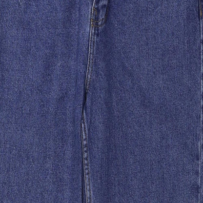 Womens UK Size 8 denim Regular Fit Straight Blue Jeans