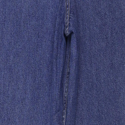 Womens UK Size 8 denim Regular Fit Straight Blue Jeans