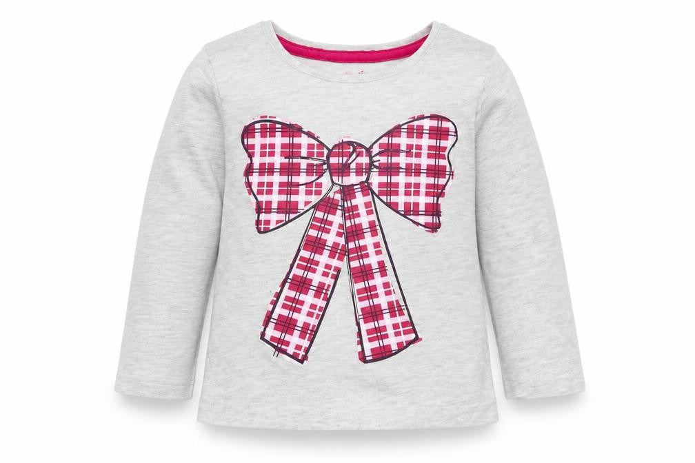 Young Dimension  Girls Grey   Basic T-Shirt Size 9-12 Months