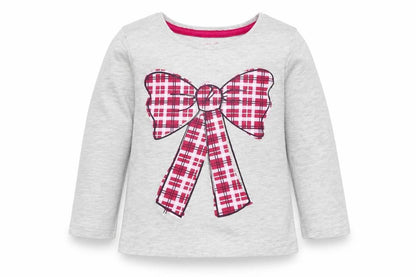 Young Dimension  Girls Grey   Basic T-Shirt Size 9-12 Months