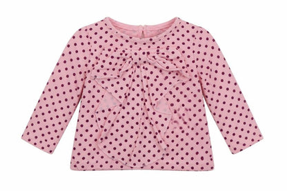 Mini Club   Pink Polka Dot  Basic T-Shirt Size 12-18 Months