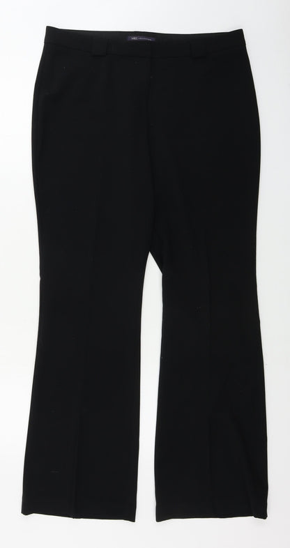 Womens UK Size 14 Marks and Spencer Regular Fit  Blue Trousers