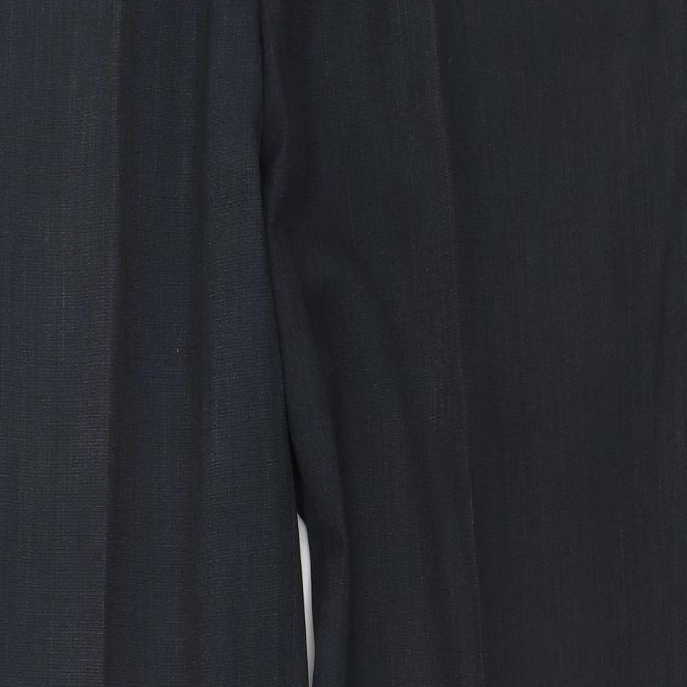 Mens UK Size 34 in VOEUT Regular Fit  Black Trousers