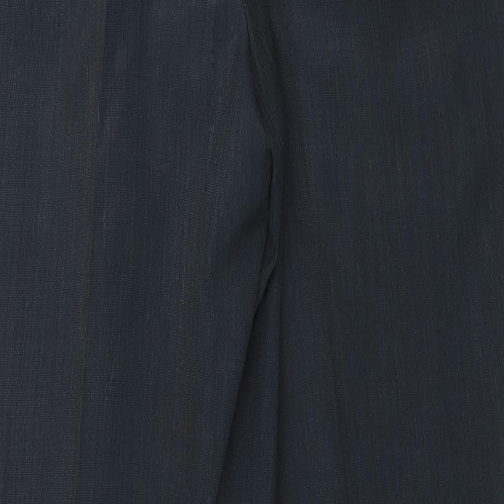Mens UK Size 34 in VOEUT Regular Fit  Black Trousers