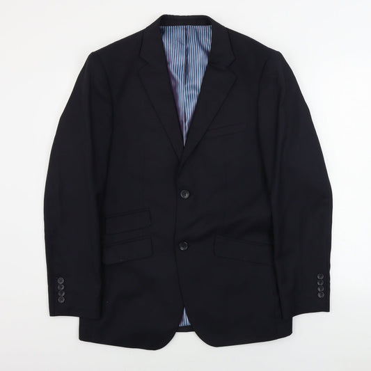 Woodbrie  Mens Black   Jacket Blazer Size 42