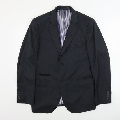 VOUET  Mens Grey Striped  Jacket Blazer Size 42