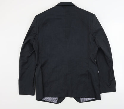 VOUET  Mens Grey Striped  Jacket Blazer Size 42