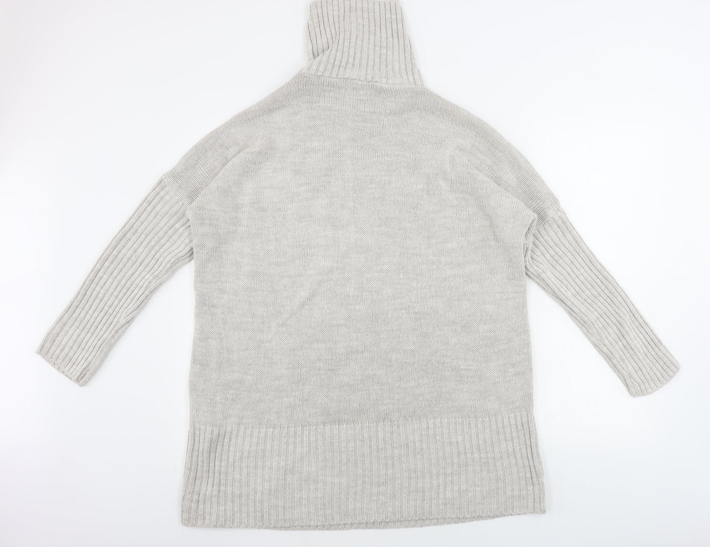 Womens UK Size M Quiz Beige Pullover Jumper