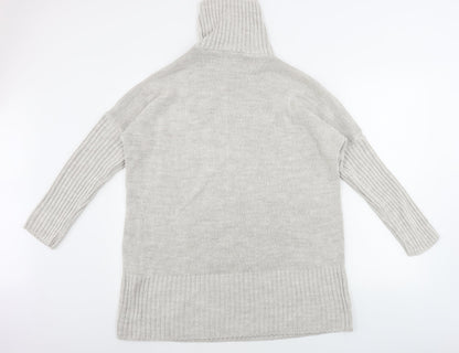 Womens UK Size M Quiz Beige Pullover Jumper