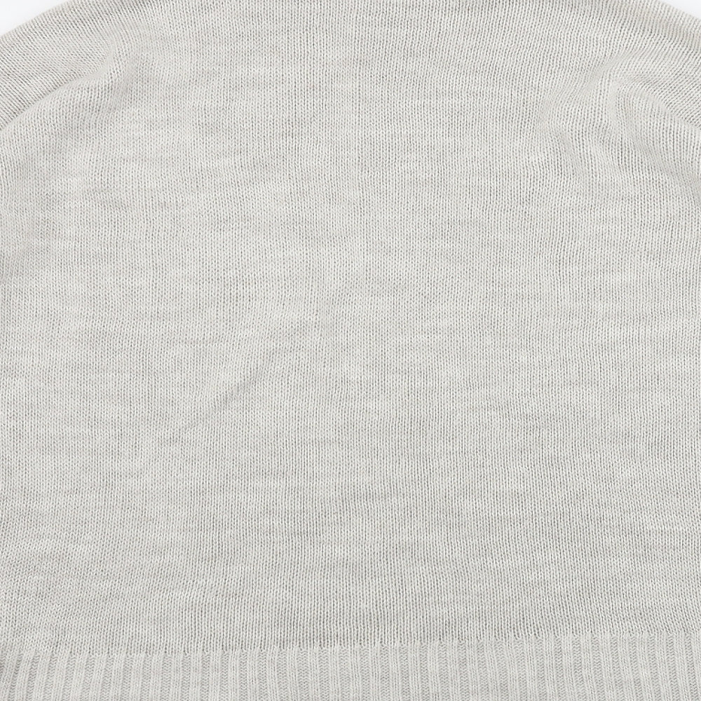 Womens UK Size M Quiz Beige Pullover Jumper