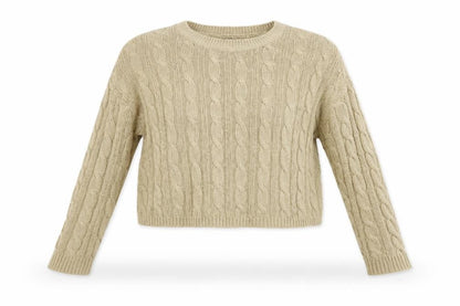 Womens UK Size M New Look Brown Pullover Jumper