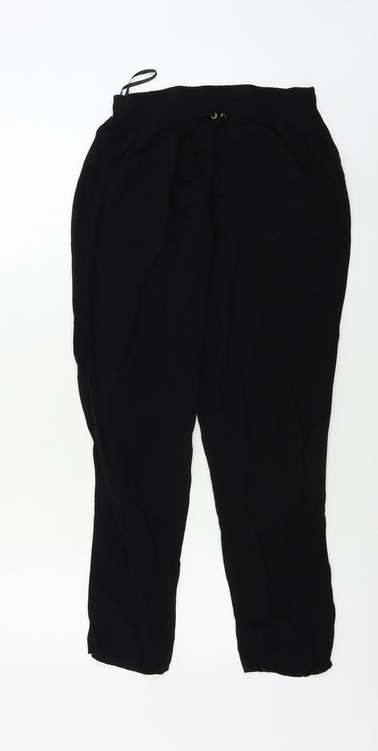 F&F  Womens Black   Trousers  Size 12 L25 in