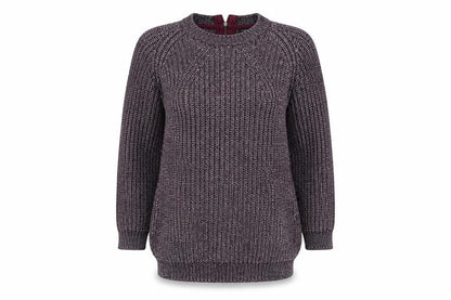 Womens UK Size 10 Marks and Spencer Purple Pullover Jumper