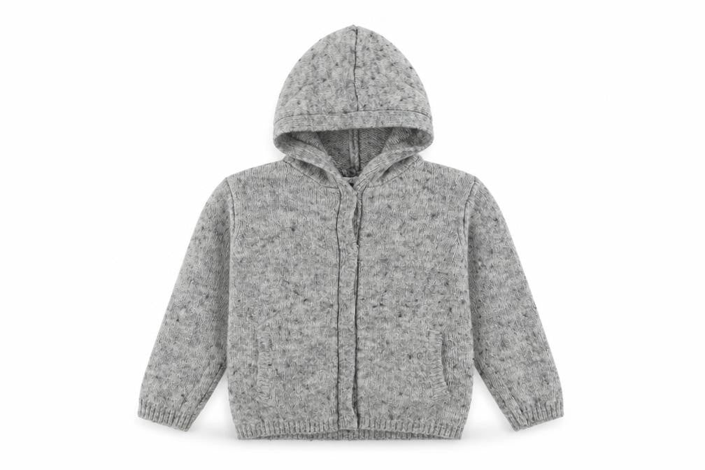 RR Boys Grey   Cardigan Hoodie Size 2 Years