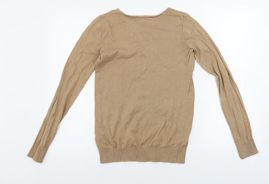 Womens UK Size S Old Navy Brown Pullover Jumper