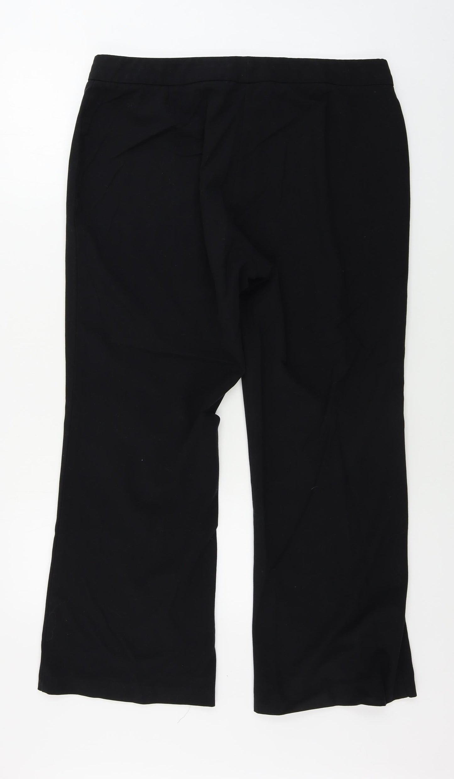 Womens UK Size 16 Marks and Spencer Regular Fit  Black Trousers