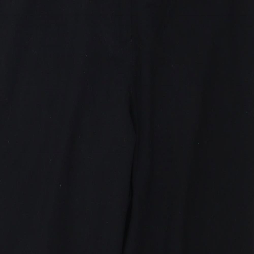 Womens UK Size 16 Marks and Spencer Regular Fit  Black Trousers