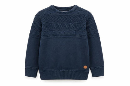 H&M Boys Blue   Pullover Jumper Size 3 Years