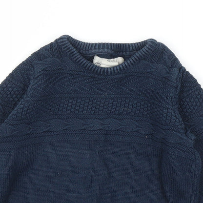 H&M Boys Blue   Pullover Jumper Size 3 Years