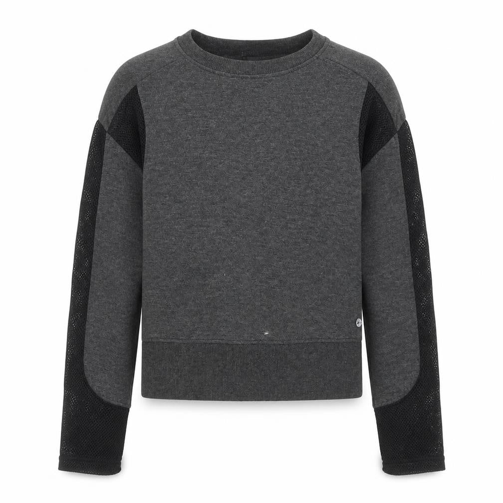 Girls UK Size 10 Years 90 Degree Grey Pullover Jumper