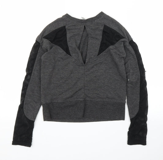 90 Degree Girls Grey  Rayon Pullover Jumper Size 10 Years