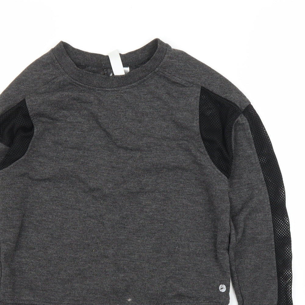 90 Degree Girls Grey  Rayon Pullover Jumper Size 10 Years