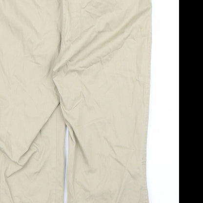Womens UK Size 14 BHS Regular Fit Bloomer Beige Trousers