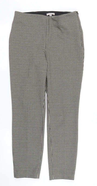 Womens UK Size M H&M Regular Fit Pedal Pusher Beige Trousers