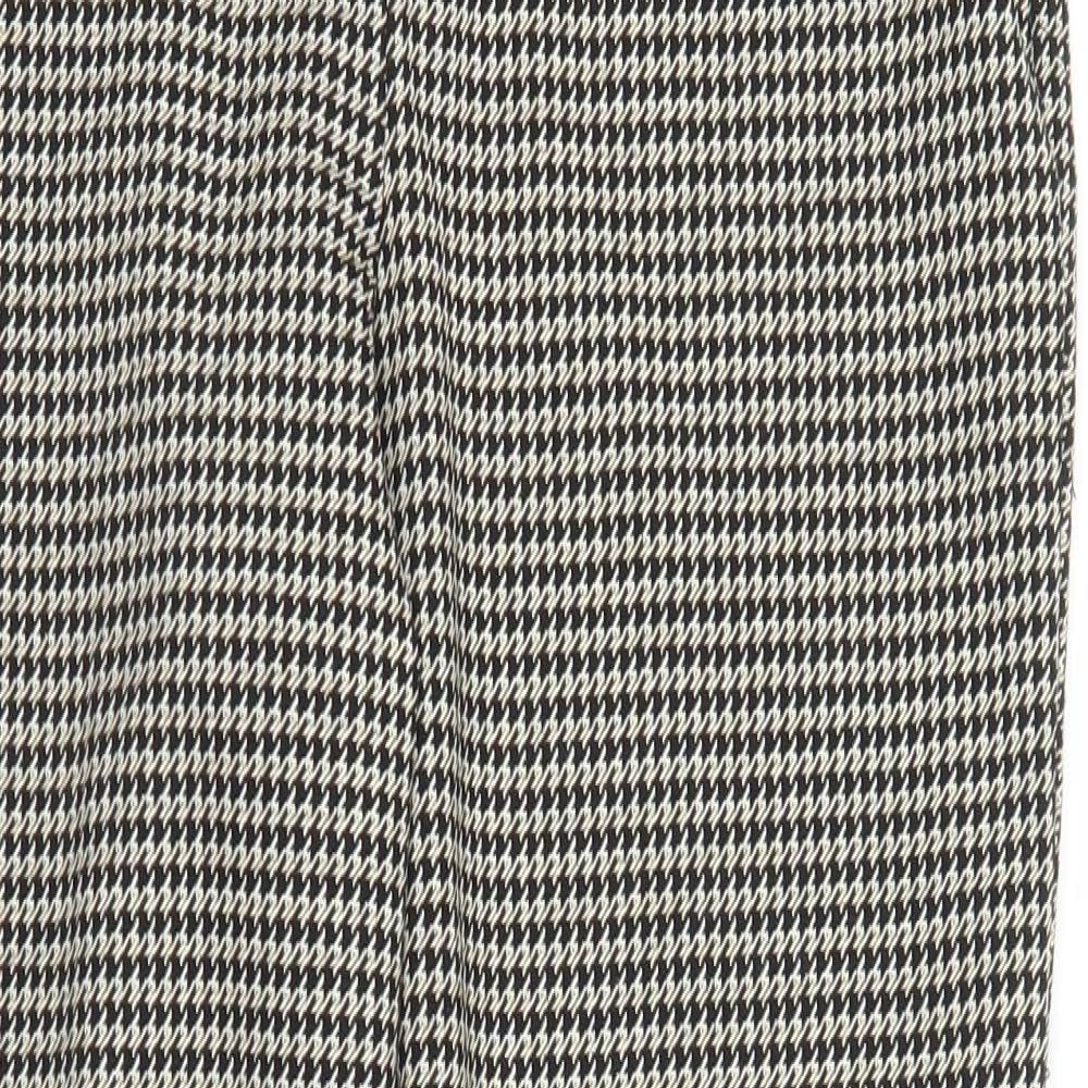 Womens UK Size M H&M Regular Fit Pedal Pusher Beige Trousers