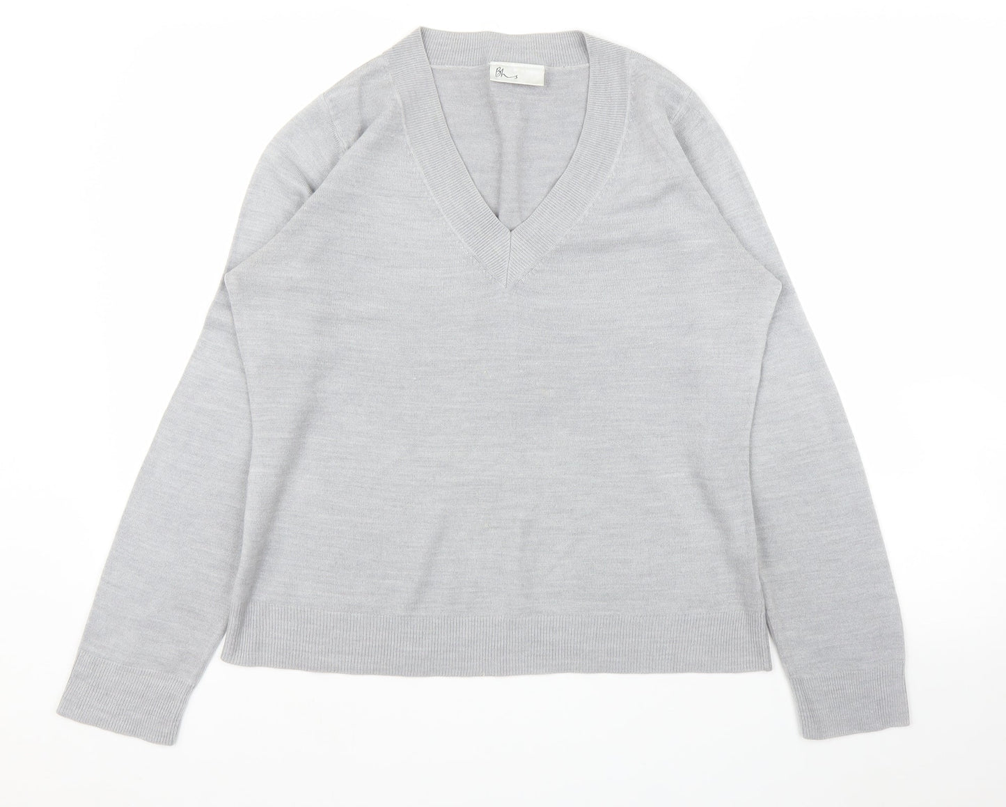 Womens UK Size 14 BHS Grey Pullover Jumper