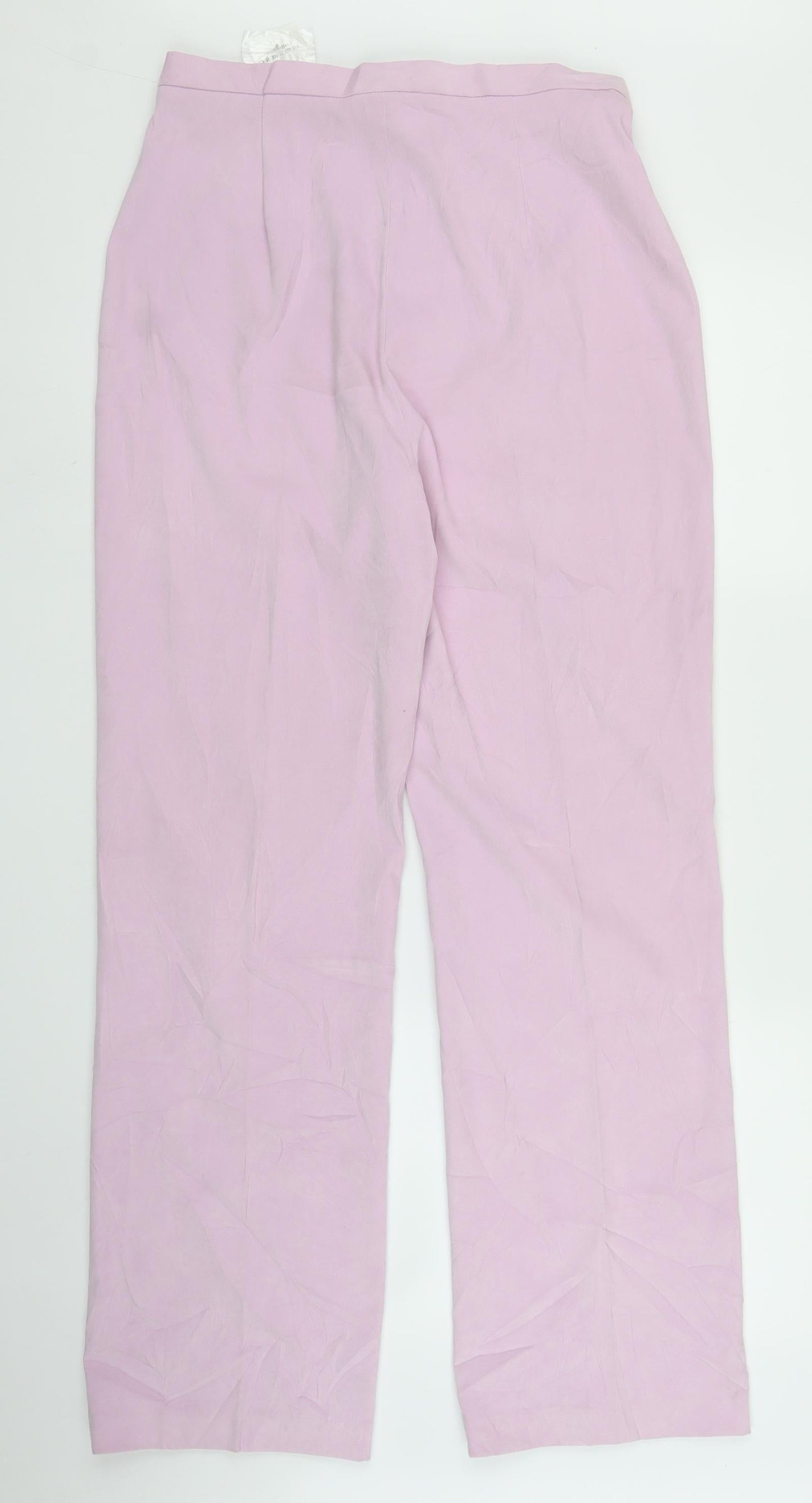 Womens UK Size 14 Wallis Regular Fit  Purple Trousers