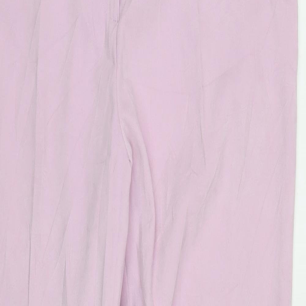 Womens UK Size 14 Wallis Regular Fit  Purple Trousers