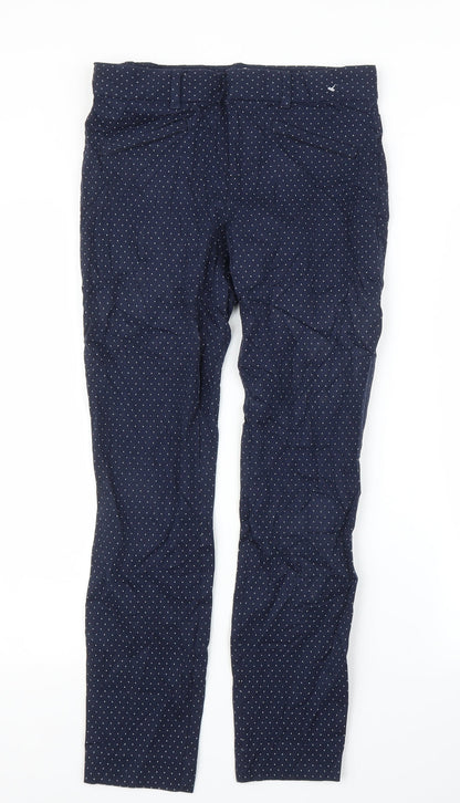 Womens UK Size S Gap Regular Fit Carrot Blue Trousers