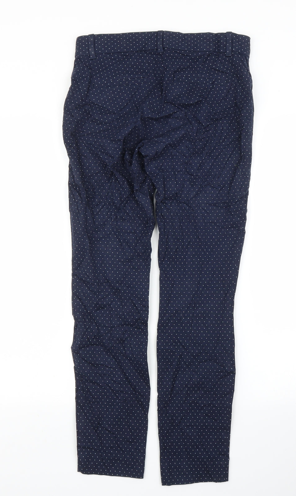 Womens UK Size S Gap Regular Fit Carrot Blue Trousers
