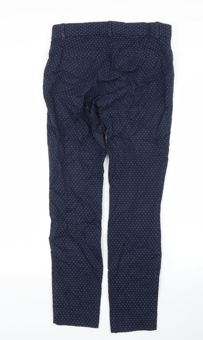 Womens UK Size S Gap Regular Fit Carrot Blue Trousers