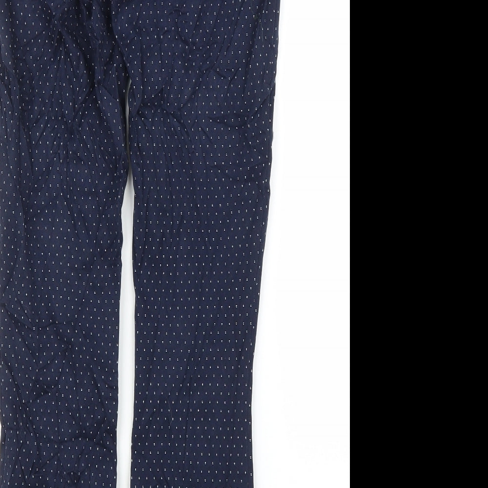 Womens UK Size S Gap Regular Fit Carrot Blue Trousers