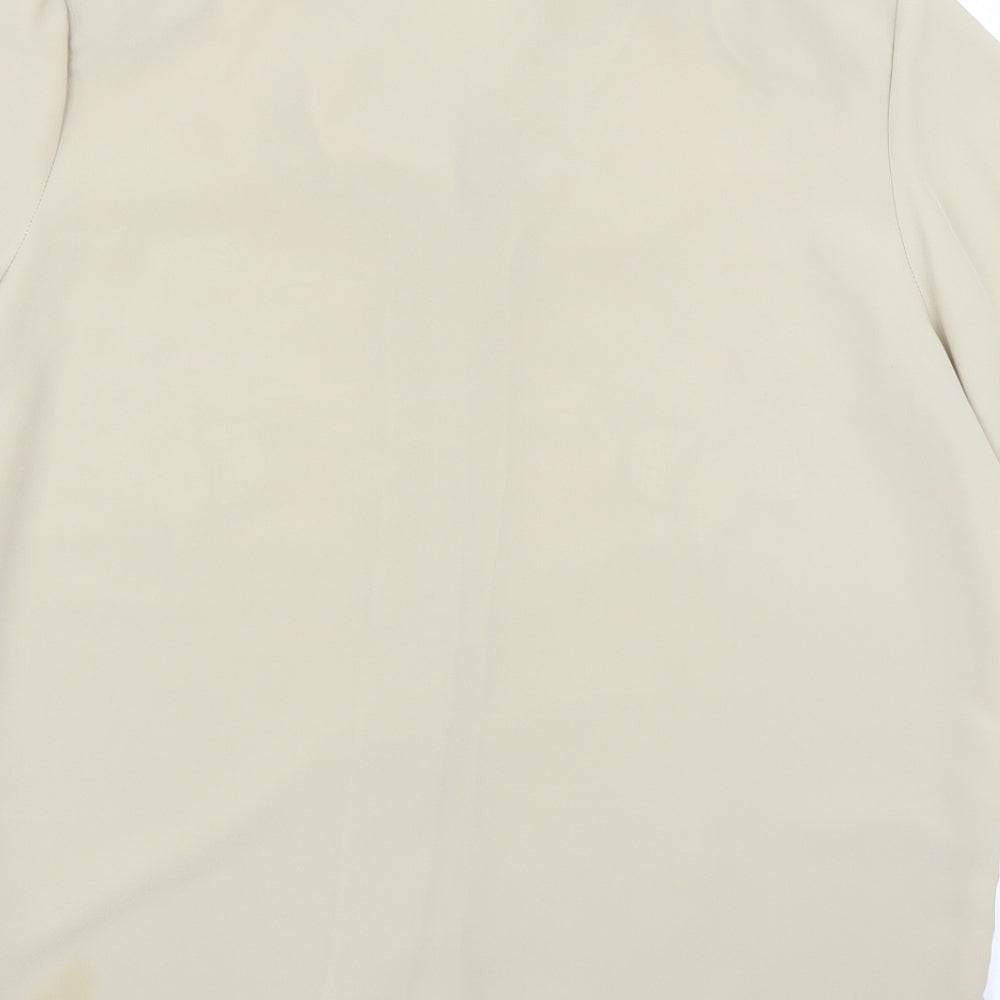 Womens UK Size 16 Preworn Beige Basic Blouse