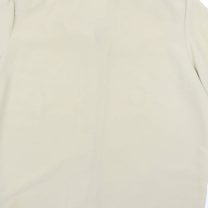 Womens UK Size 16 Preworn Beige Basic Blouse