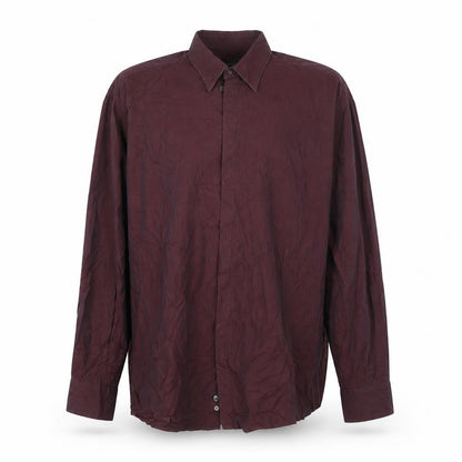 Mens UK Size M Toni Gard Purple  Button-Up Long Sleeve Casual Shirt