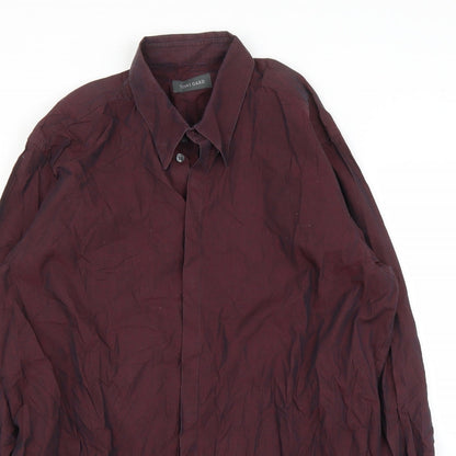 Toni Gard Mens Purple    Button-Up Size M