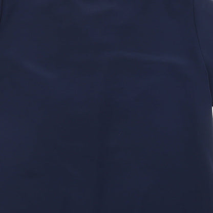 Womens UK Size L Preworn Blue Basic Blouse