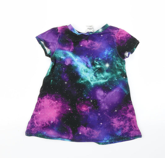 Mini Mashers Girls Purple   A-Line  Size 12 Months