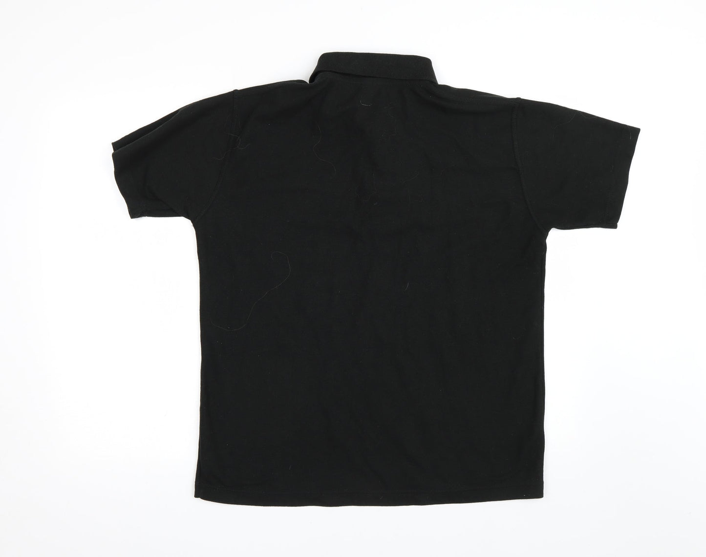 Uneek Mens Black    Polo Size M  - Alpha Student